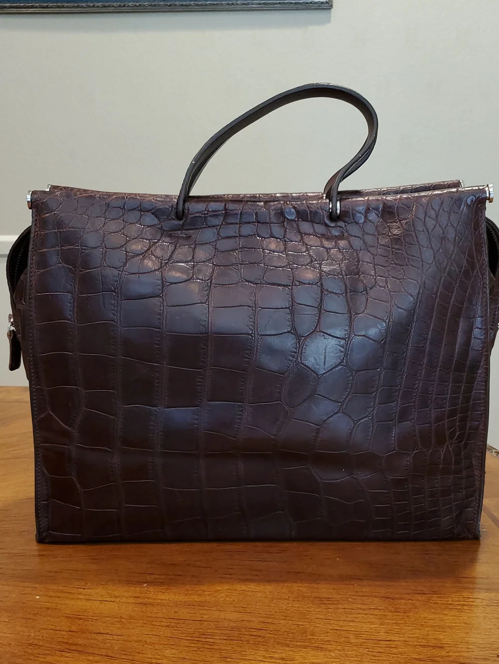 Mauro Governa For Suarez Alligator Work Tote